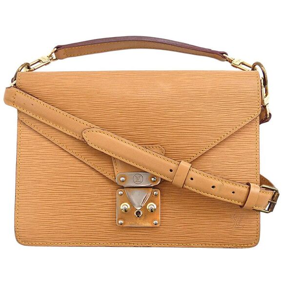 Louis Vuitton Epi Leather Biface Shoulder Bag Yellow - Picture 1 of 10